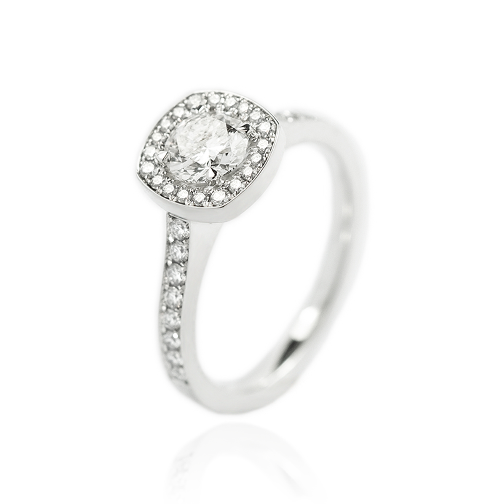 Florence Emelie Classic Pavé Ring (Diamond)