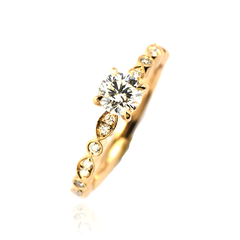 Juliet Solitaire Ring Gold