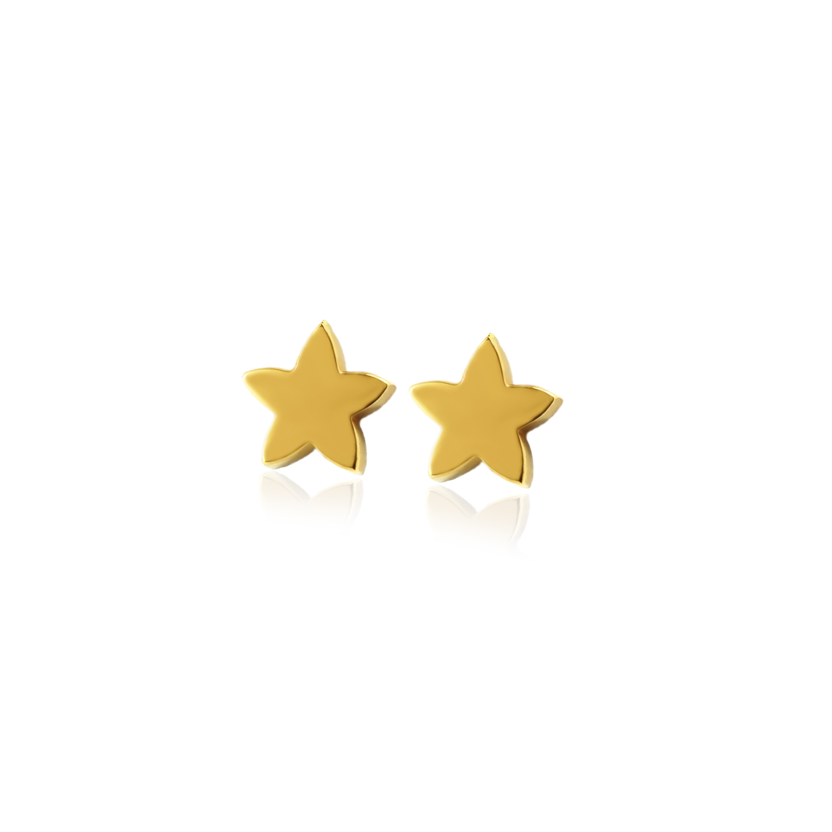 Star Plain Mini Earrings