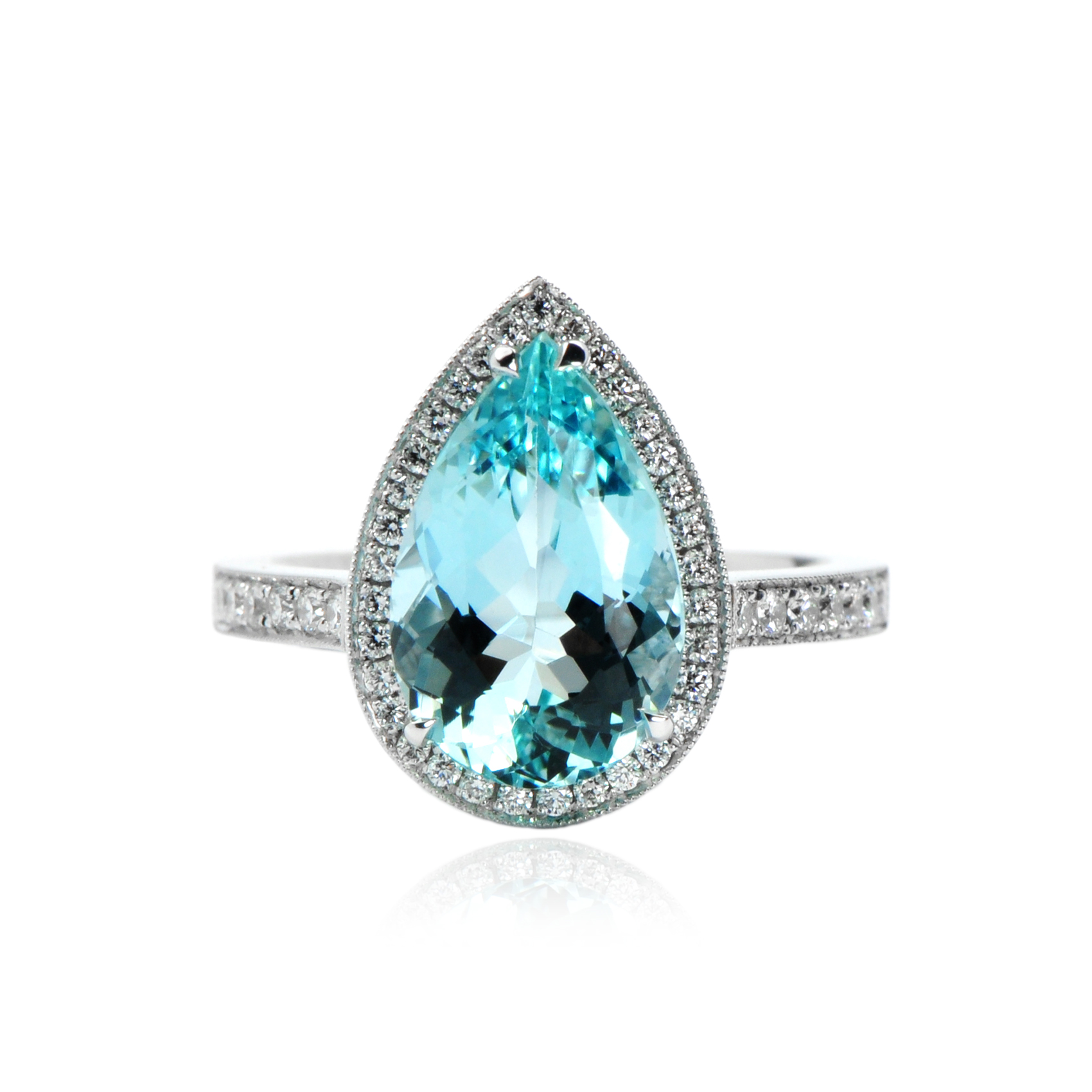 Bellevue Vintage Ring (Aquamarine)