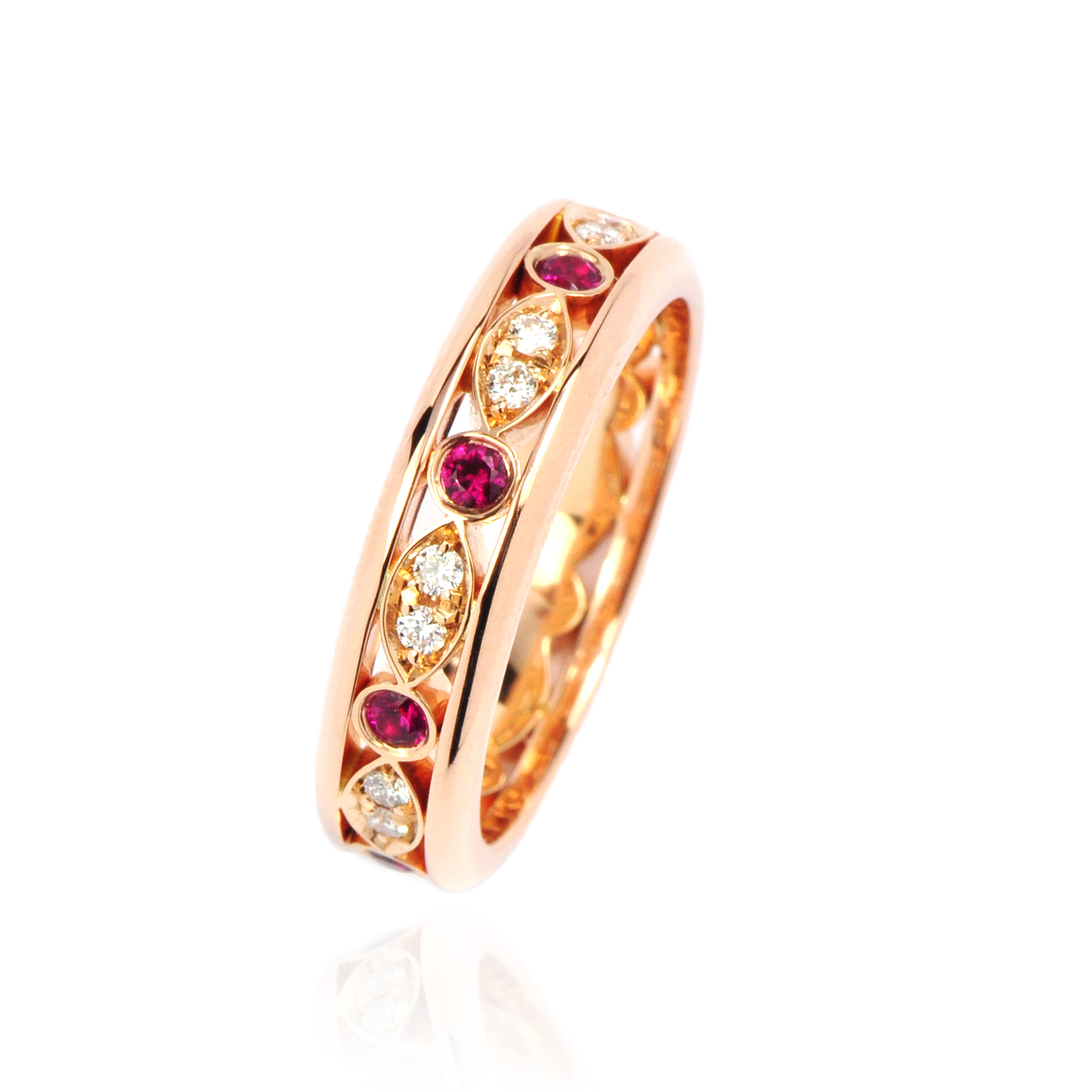 Juliet Trilogy Ruby Ring (Half Set)