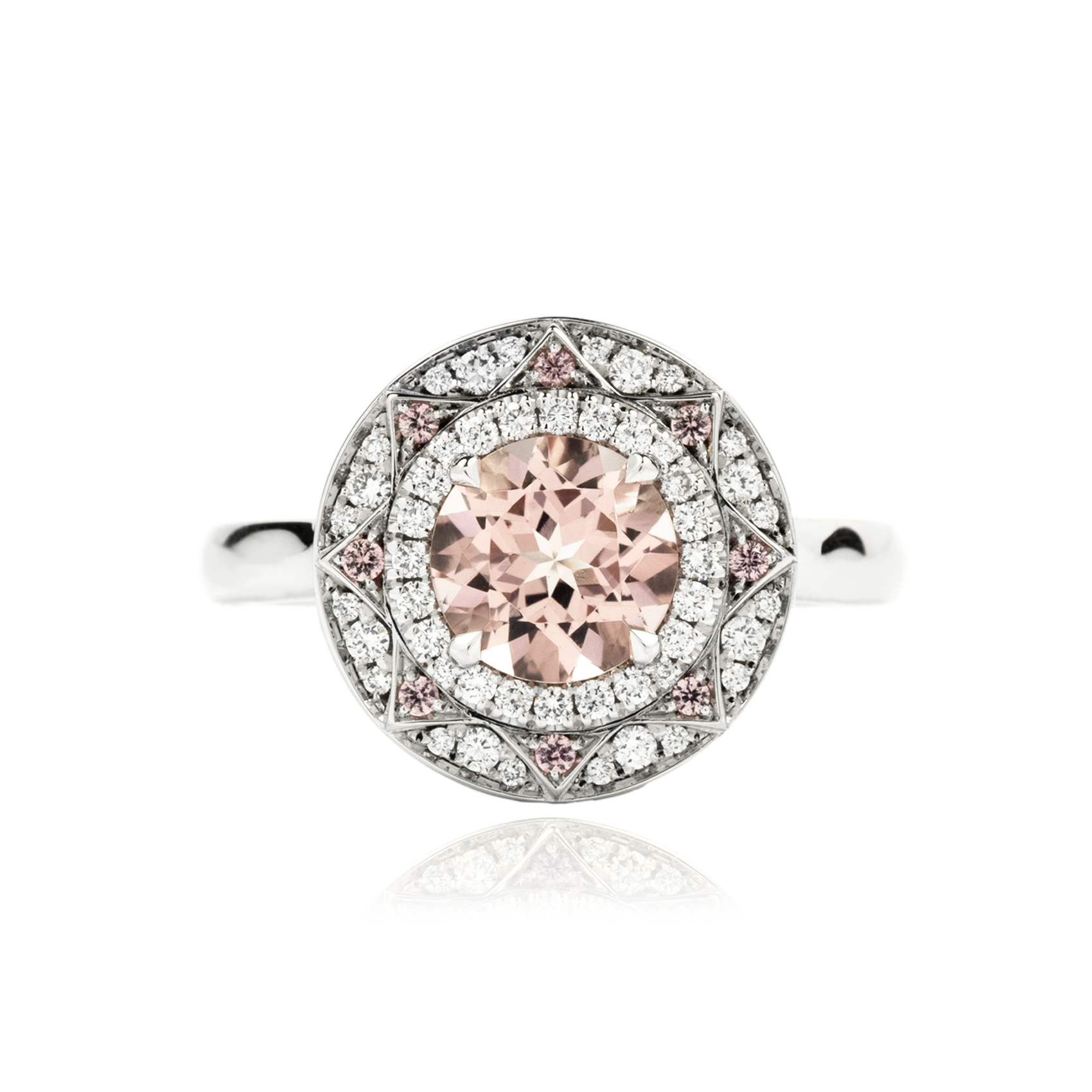 Compass Ring (Morganite)