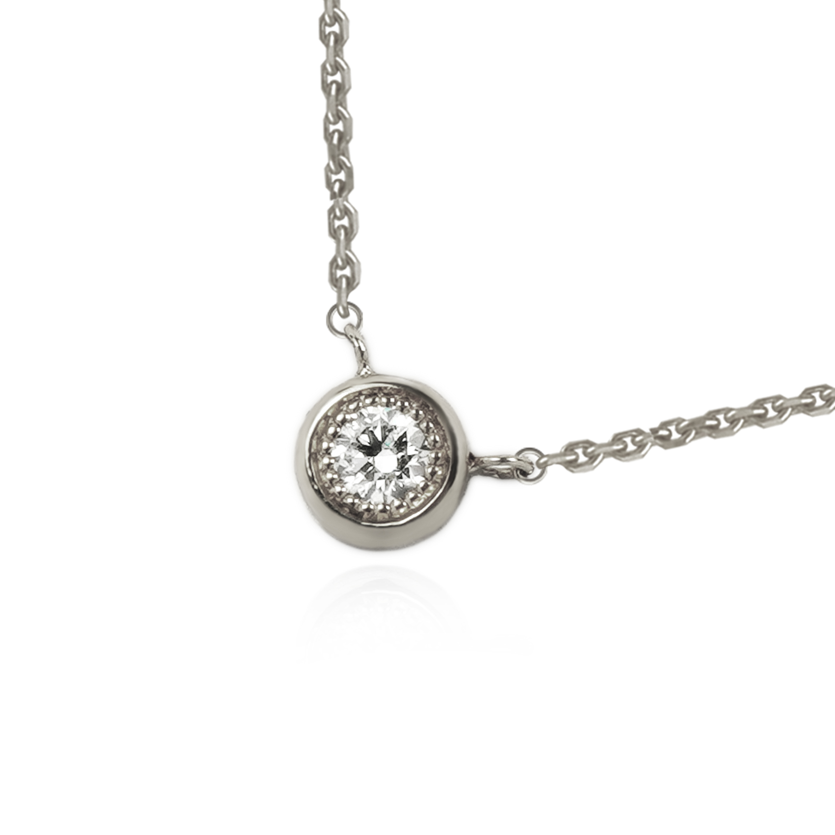 Sara Diamond Solitaire Pendant