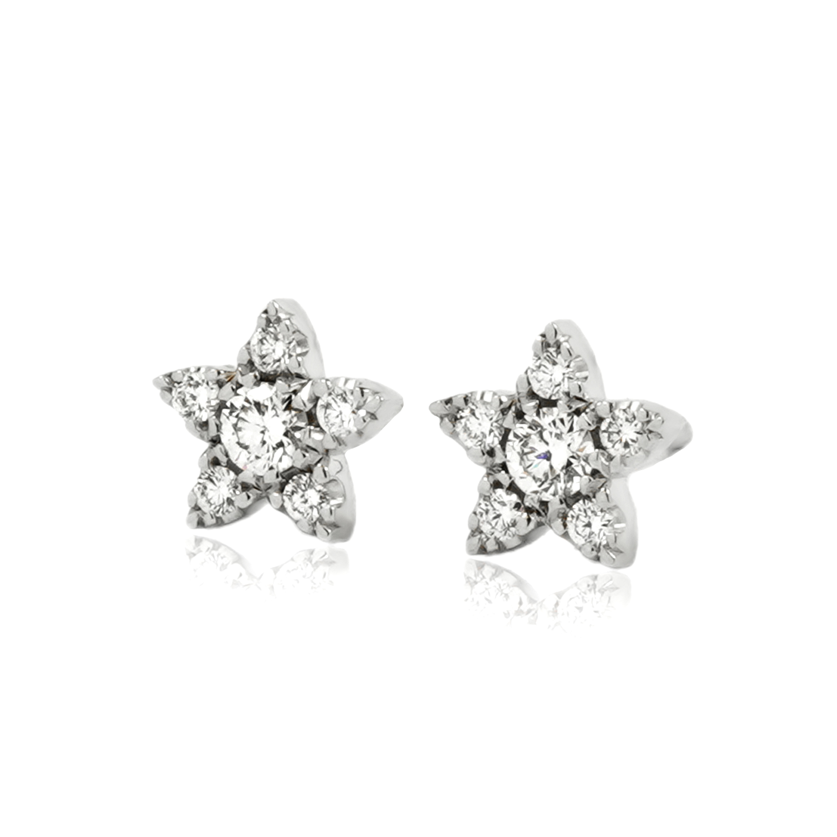 Star Pave Earrings