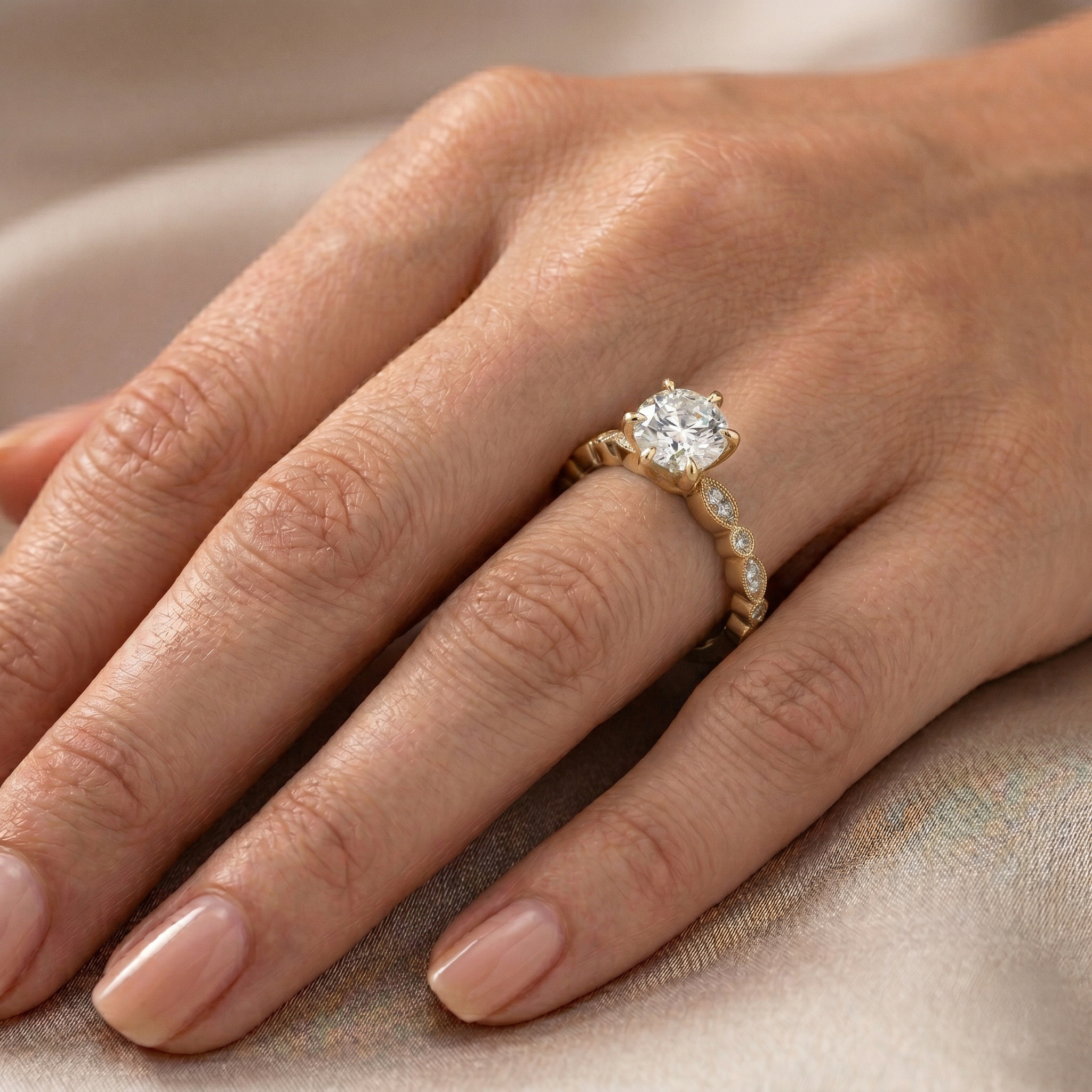 Juliet Solitaire Ring - Image 5