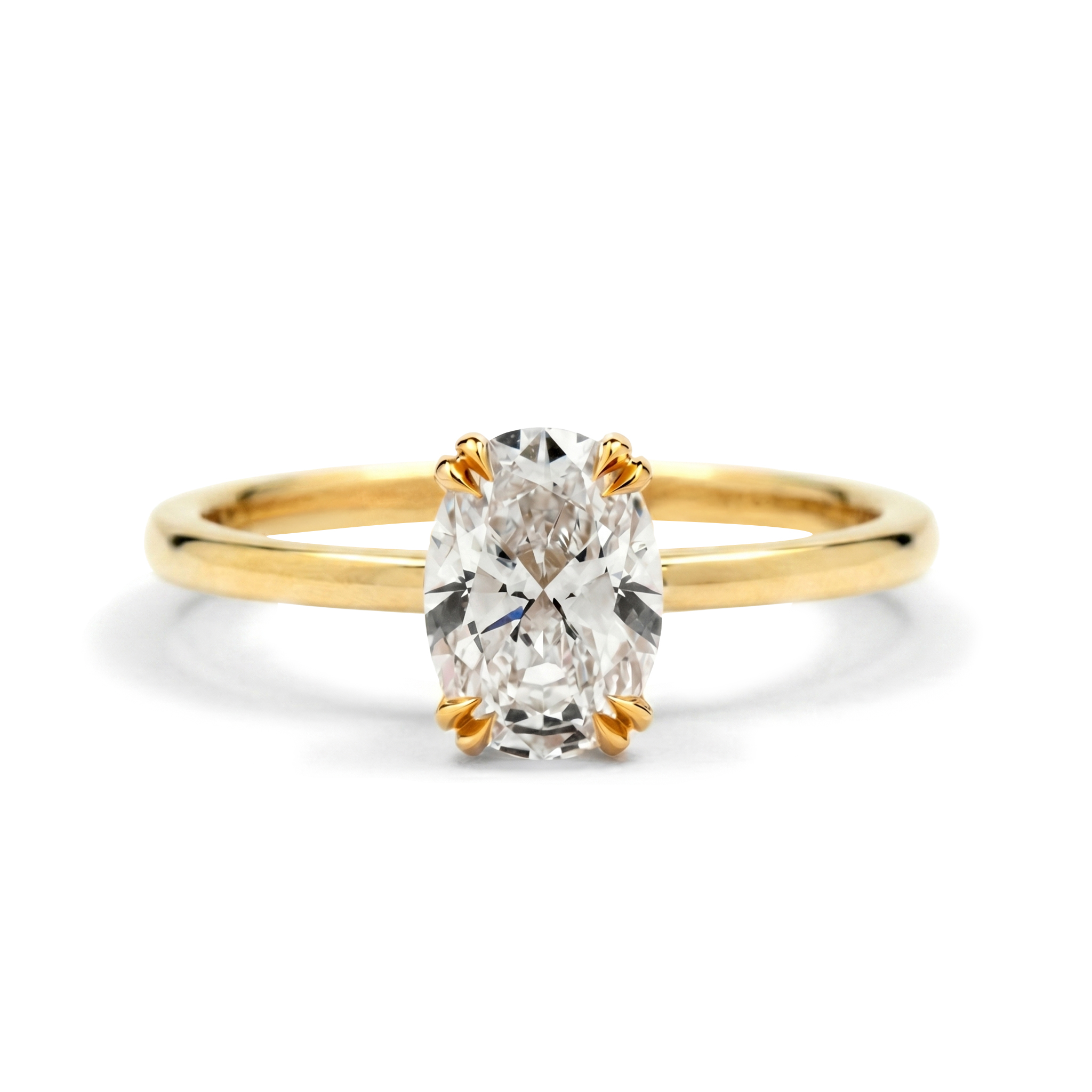 Olivia II Diamond Ring With Hidden Halo